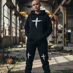 Cross Hoodie-Jogger Set